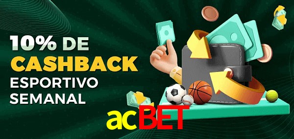 10% de bônus de cashback na acbet